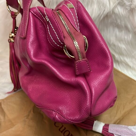 Cuore & Pelle Amelia Fuchsia Shoulder Bag B95 - Picture 6 of 13